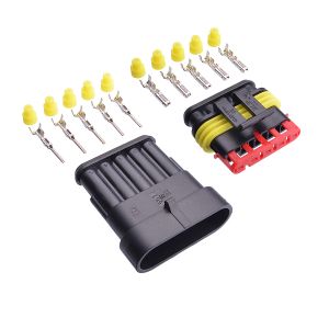 Superseal connector set 5-pin (pins & seals included)